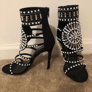 Vici dolls studded heels, size 7